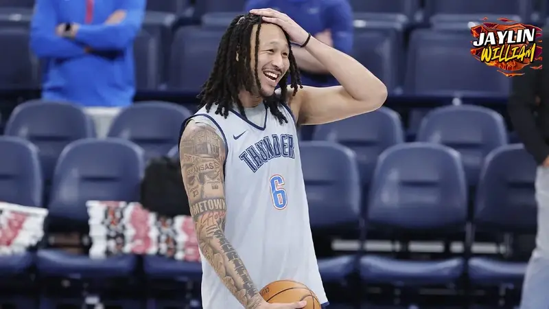 How did Jaylin Williams join the Thunder organization? The Defensive Anchor in Waiting